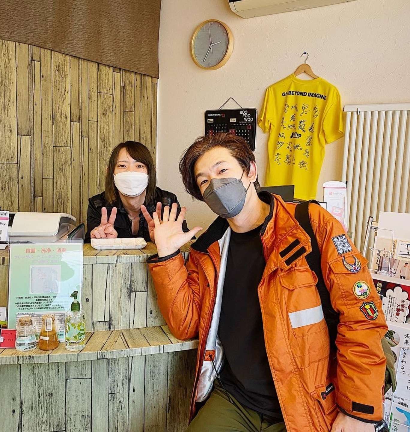 札幌市白石区の美容室・オーガニックサロンBOO-FOO-WOOに立川こしら師匠が！
